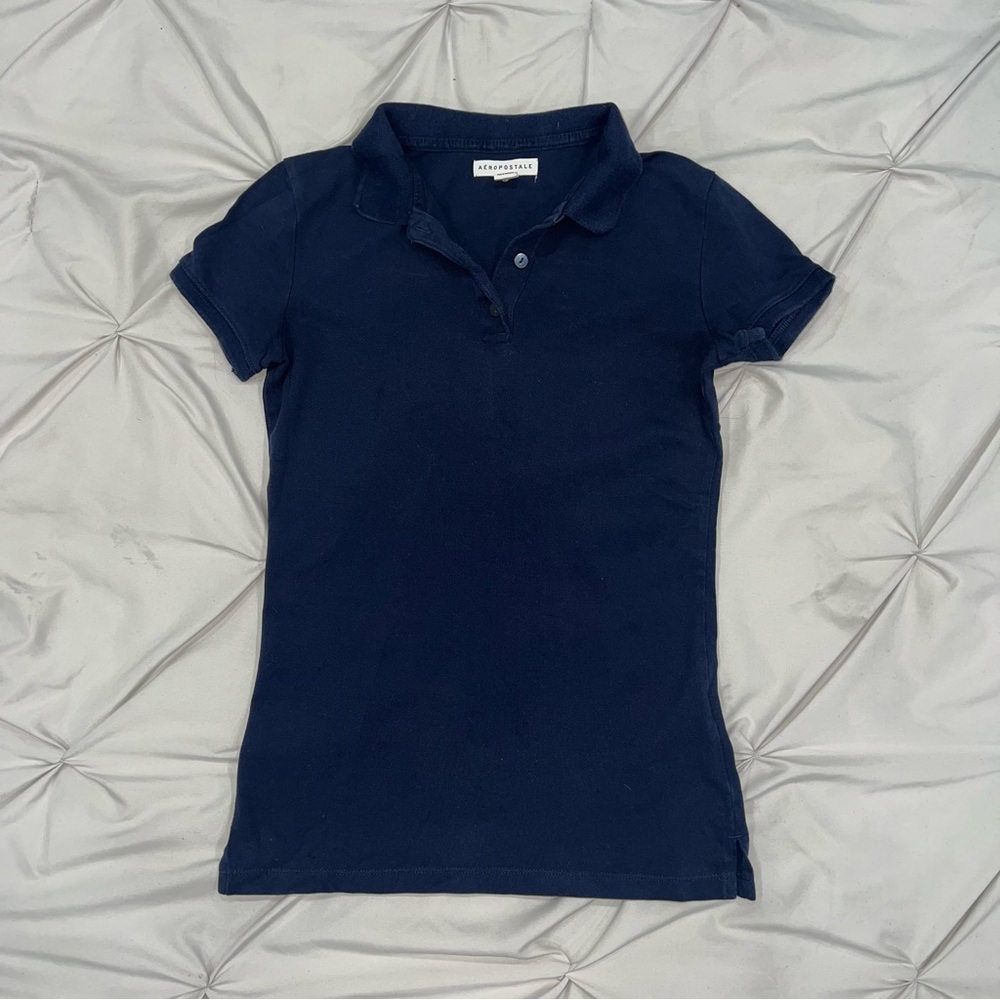 Aeropostale Dark Navy Blue Polo Shirt